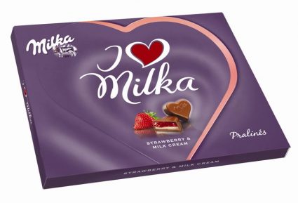 I love Milka Strawberry 120g