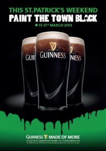 GUINNESS - St Patrick's Day 2013 - Paint the Town Black