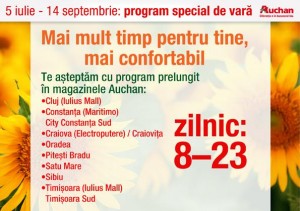 Auchan Romania Program special vara-orase