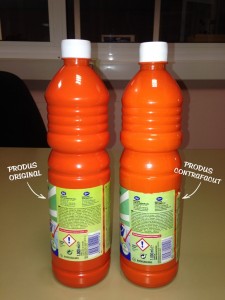 Produs ASEVI original-contrafacut verso